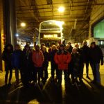 First Bus drivers strike support protest at Queens Road depot